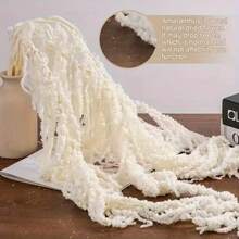 1/2/3/4/5 枝精致的白色花朵，纯白色花卉点缀，质朴别致的家居装饰/婚礼装饰干花