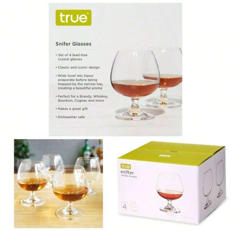 Juego de 4 vasos de licor, 220 ml - 396 gr (14 onzas) - Ver 1