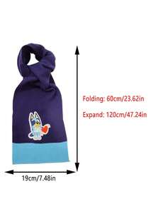 Bluey 3Pcs Bluey Cartoon Cute Hats, Gloves, Scarves, Winter Warmth, Holiday Christmas Gifts