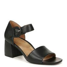 Vionic Chardonnay I7818L1-001 Womens US 9 Black Leather 2.5" Heel Sandals ZAP398 - màu đen - Xem 1