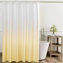 YI & ZE Yellow Ombre Shower Curtain Sets For Bathroom Accessories Fabric Polyester Waterproof Modern Shower Curtain Liner With 12 Hooks W72xL72{"Color_name":"Yellow","Size_name":"72\"Wx72\"L(Packof1)"} - 多色25 - 查看 1