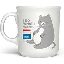 Genuine Fred SAY ANYTHING MUG, DRAGGIN, 16 Ounce Ceramic Mug, White, Dishwasher - I Do What I Want - 查看 1