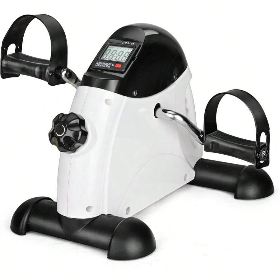 Under Desk Bike Pedal Exerciser Portable Home Exercise Bike Pedal Exerciser Foot Peddler Portable Leg Peddler Portable Cycle Bike Hands Arm Trainer