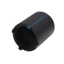 1 pieza, tuerca de la placa ondulada del eje del grifo, herramienta de desmontaje de embrague, herramienta de extracción de cuatro garras para motocicletas CG125 GN125, 41 mm - Color Negro - Ver 3