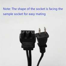 Suweiyuanshiyi Foot Pedal Power Cord Replacement, For Singer Sewing Machine, D Shape Plug Compatible With Singer 4452 4443 4432 4423 4411 44S 5554 5532 5523 5511 160s 150s 140s 130s(359102-001)