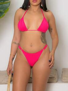 Biquini - Rosa chiclete - Visão 1