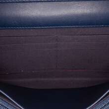 CHANEL PRE-OWNED Quilted Aged Calfskin  Wallet On Chain - 藍色 - 查看 5