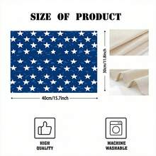 1 set/1 pieza/4 piezas/6 piezas/100 piezas Manteles individuales con estampado de estrellas, manteles individuales termoaislantes, adecuados para decoración del hogar, comidas festivas, decoración de cocina y fiestas, manteles individuales para fiestas, se pueden regalar - Multicolor - Ver 3