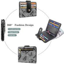Small Wallets For Women Slim Minimalistfor Bifold Credit Card Holder For Pocket Or Purse, Black Butterflies{"Color_name":"BlackButterflies"} - 多色10 - 查看 7