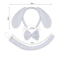 New Arrival Personalized Versatile Banquet, Dance, Stage Performance, Party, Halloween Animal Headband, Fluffy Dog Ear Headband, Stage Performance Prop, Party Costume - Dog - View 13