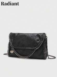 Borsa da donna Za, nuova moda colore unito mini borsa a tracolla con borchie, portafoglio di design di nicchia