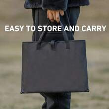 3-Tier Outdoor Folding Storage Rack, Portable Tabletop Organizer Shelf For Picnic, BBQ