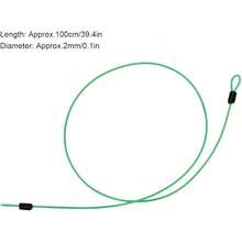 Candado de para Bicicletas, de Largo, 2 Mm de Diámetro (SILVER) - Verde - Ver 6