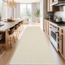 1pc Faux Wool Long Area Rug, Washable & Foldable, Non-Slip Bottom, Suitable For Hallway, Kitchen, Laundry Room, Bedside, Bathroom And More Areas Christmas Decor Kitchen Rug - Multicolor - View 21
