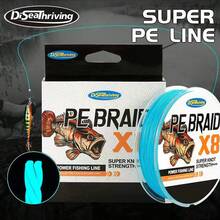Braided Fishing Line -Super Strong - Abrasion Resistant - No Stretch 8 Strand 109yds Multifilament PE Braid Wire