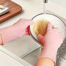 100 Disposable Pink Nitrile Gloves; Suitable For Use In The Kitchen, Tattoo Parlors, Hair Salons, Pet Grooming, Nail Salons, And Household Cleaning. These Gloves Are Powder-Free, Ambidextrous, Custom-Fit, Comfortable, Durable, And Disposable. They Are Ideal For Household Cleaning And Hygiene. Made Of High-Quality Nitrile Material, They Are Comfortable To Wear And Suitable For Both Home And Professional Use. (Unboxed)