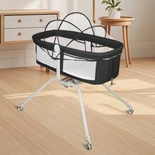 Lettino per neonati 2 in 1, culla per neonati, lettino da viaggio per neonati con zanzariera, da 0 a 10 kg, pieghevole, letto pieghevole, 90 * 70 * 93 cm