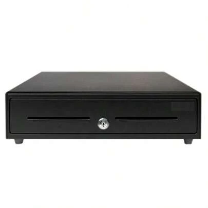  Cassetto portadenaro UNYKAch UNYCASH 56001 – 4 scomparti per banconote e 8 scomparti per monete – Apertura automatica RJ11 e manuale con chiave – Struttura in metallo 41x41cm – Compatibile con sistemi POS