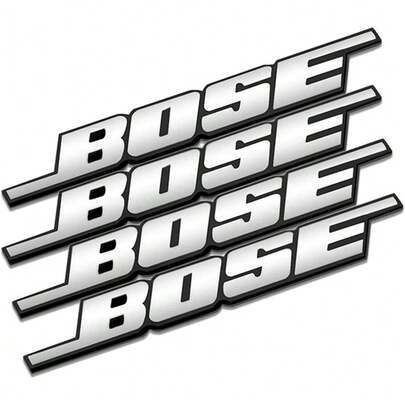 DARA BEBÉ |   Emblemas Autoadhesivos Bose | 4 Piezas |   Accesorio para Bocina |   Accesorios para Auto |   Logotipos de coches |   Decoración y Estilo para tu Vehículo |   Accesorios Autoadhesivos |   Vinilo Automotriz