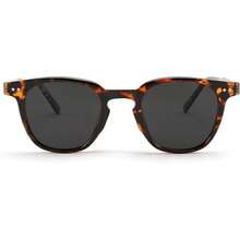 Gafas de sol clásicas Lentes de sol redondas retro para mujeres hombres Gafas de moda - 005 Montura leopardo/lente gris - Ver 12