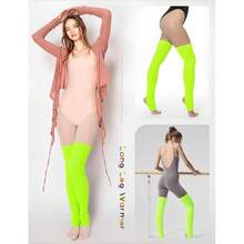 V28 Long Leg Warmer, Women's Men 80s Party Ribbed Knit Dance Sports{"Color_name":"Hole71-Flu"} - 多色29 - 查看 6