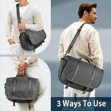 Messenger Bag For Men Women Antitheft Lightweight Men's Laptop Bag 15.6 Inch Water Resistant Crossbody Satchel Bags Computer Work Office College Bag With Shoulder Strap