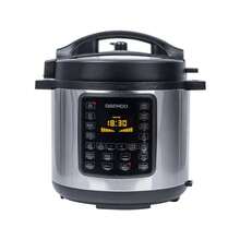 Olla de Presión Eléctrica Daewoo 6 Litros Gris DI-606S-GT - Tipo de Enchufe A USA (110-127V) - Ver 1