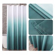 Teal Blue Ombre Shower Curtain Sets For Bathroom Accessories Fabric Polyester Waterproof Modern Shower Curtain Liner With 12 Hooks W72xL72{"Color_name":"TealGreen","Size_name":"72\"Wx72\"L(Packof1)"} - 多色18 - 查看 7