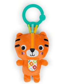 Bright Starts Juguete Sonaja para Bebés con Peluche de Tigre - Multicolor - Ver 7