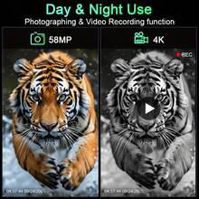 Night Vision Goggles - 4K Night Vision Binoculars With 5000mAh Rechargeable Battery - Infrared Binoculars With HD Screen , Capture Crisp Photo & Video, For Hunting, Camping & Apocalypse Gear, Gift For Men