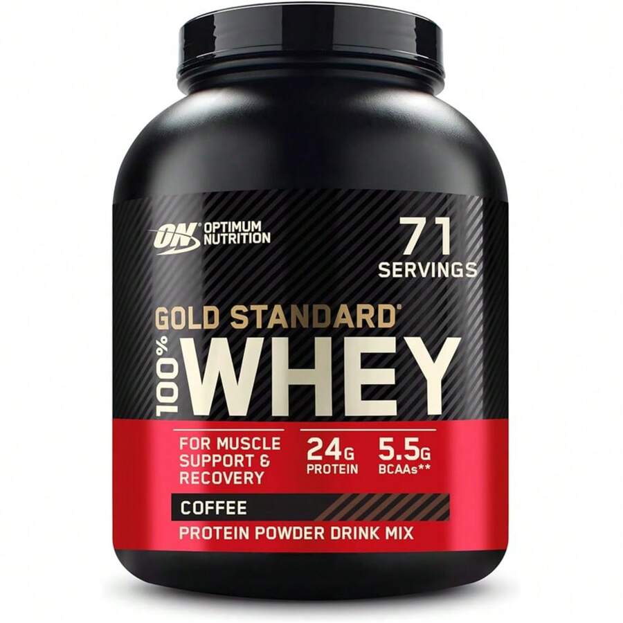 OPTIMUM NUTRITION PROTEINA GOLD STANDARD 100% WHEY 5 LB - COFFEE - Ver 1