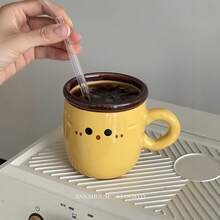 Cute Potato Mug, High-Quality Ceramic Breakfast Cup, Creative Large Capacity Couple Coffee Mug For Office Ladies - Multicolor - View 4