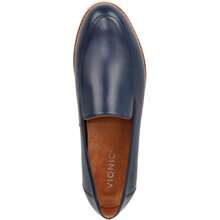 Vionic Kensley Loafer Women's 9 Blue Nappa Leather Round Toe Slip On Shoes GAL56 - 藍色 - 查看 3