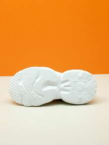 Unisex Kids -On Knit Sneakers, Black Athletic Casual Sock Shoes - White - View 5
