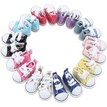 TendenciaZapatos de Lona para Muñecas, 10 Pares 1/6 para Niños Zapatos de Muñeca Articulados a la Moda con Parte Inferior de Goma Antideslizante y Alta Fuerza de FricciónCalidad premium - 1 - Ver 7