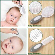 Healthcare And Grooming Kit, 24PCS Upgraded Safety Care Kit, Nursery Care Set, Care White - GREY WHITE-31 - View 3