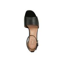 Naturalizer Pearlyn I6007L3-001 Women's 9 Black Leather Platform Sandals ZAP397 - 黑色 - 查看 4