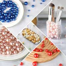 100g Relleno de perlas flotantes artificiales, para decoración de jarrones, decoración de velas flotantes, decoración del centro del hogar, adecuado para bodas DIY, cumpleaños, fiestas temáticas, decoración de Halloween y decoración central navideña, 10mm, 16mm, 20mm (incluye perlas de agua)