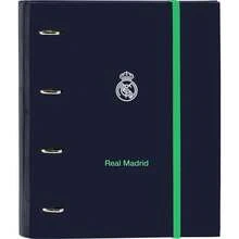Real Madrid 4 孔活頁夾 35 毫米帶替換芯皇家馬德里 2nd Kit 25/26 - 帶彈性封口和金屬環的整理文件夾，A4 紙張格式，兼容封面、替換芯和分隔板，非常適合學校或學院⚫ 免費送貨 ✅ 24/48 小時內送達西班牙（半島） - 彩色 - 查看 1