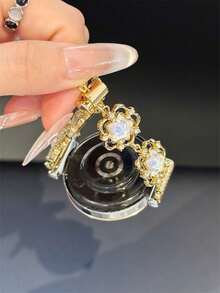 Wire Frame Flowing Star Diamond Bracelet Strap Suitable For Galaxy Watch 7/6/5/4 Strap 40 Mm 44mm 47mm 46mm 41mm,Galaxy Watch 5 Pro 45mm,Galaxy Active 2,Galaxy The Watch 3,18/20/22mm, Compatible With HW Watch 5/4/3/2/1 And GT5/4/3/2, As Well As HW Watch Fit3/Fit4 And HW Band 8/9/10NFC - Gold - View 7