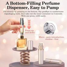 2PCS Perfume Travel Refillable Bottle, Bottom - Filling Fragrances Perfume Atomizer, Empty Cologne Dispenser, Portable Sprayer Pocket Size On Go 5ml Silver, Gold - Đen, Vàng - Xem 4