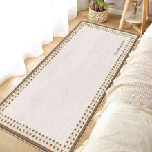 1pc Faux Wool Long Area Rug, Washable & Foldable, Non-Slip Bottom, Suitable For Hallway, Kitchen, Laundry Room, Bedside, Bathroom And More Areas Christmas Decor Kitchen Rug - Multicolor - View 13