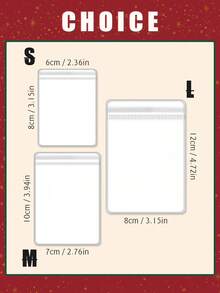 20pcs Clear PVC Jewelry Bags Plastic Jewelry Storage Pouch Transparent Rings Earrings Packing Anti Tarnish Bags Small Zipper Lock Pouch For Storage, 3 Sizes (Clear) 20/10/1pc - Multicolor - View 2