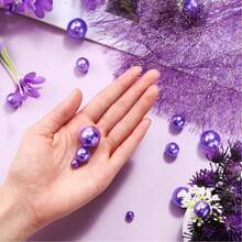 100g Relleno de perlas flotantes artificiales, para decoración de jarrones, decoración de velas flotantes, centro de mesa del hogar, adecuado para bodas DIY, cumpleaños, fiestas temáticas, decoración de Halloween y centros de mesa navideños, 10mm, 16mm, 20mm (incluye perlas de agua)