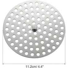 Shower Drain Hair Catcher Stainless Steel Round Floor Drain Cover AntiClogging Protection Cover Replacement For Furniture Repair Bathroom Kitchen Silver One Size - Silver - View 5