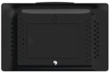  Hama | Binnen- en buitenweerstation met radio, weersvoorspelling met symbolen, 3 aanraaksensoren, selecteerbaar tussen °C en/of °F. Zwart.