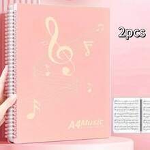 A4 Music Score Folder - 40 Page Flip Piano Sheet Music Stand, Durable PP Paper, Suitable For Beginners, Choirs, Bands, Solo Performances File Organizer - Various Colors, Waterproof & Durable, Multipurpose For Music Folders, File Folders, Music Class Supplies, Music Accessories, Office Supplies, Guitar Accessories, Performance Accessories, Music Storage, Music Decor, Holiday Gifts, Birthday Gifts, Valentine's Day Gifts, Etc. - Multicolor - View 15