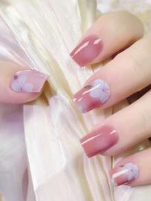 Unghie in gel cristallo EMI per Ognissanti, colla base trasparente, 20 pezzi di adesivi per unghie in gel, richiede lampada UV, qualità da salone, lunga durata e resistenza, ES20 all'ingrosso cross-border spedizione singola, stile simile agli adesivi per unghie del libro rosso, adesivi per unghie per le dita