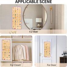 Hanging Jewelry Organizer Large DoubleSided Jewelry Storage Butterfly Necklace Holder Earrings Holder Organizer With Metal Hook For Door Closet Wall Black Purple