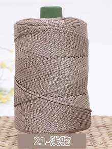 3mm彩色扭编绳空心线工艺品装饰DIY手工包包抽绳带配件聚丙烯纤维